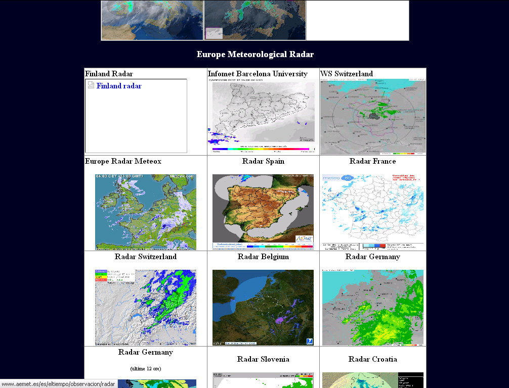 world
                              weather radars